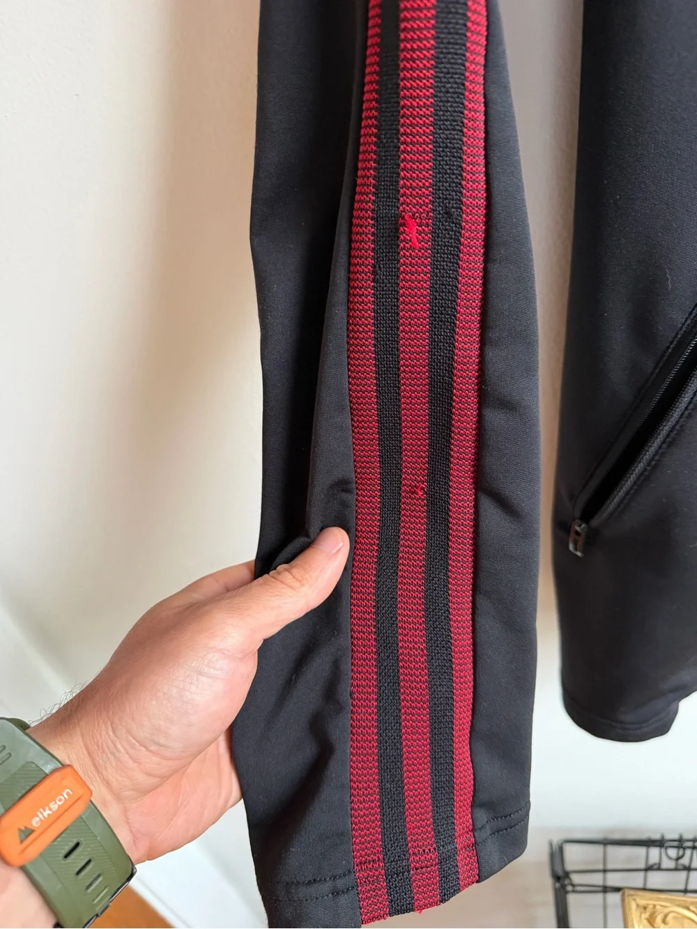 Manchester United MUFC Adidas Track Jacket Black soccer football, Medium
